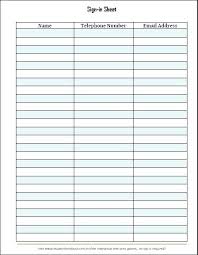 Free Meeting Sign Up Sheet Template In Templates Old Fashioned