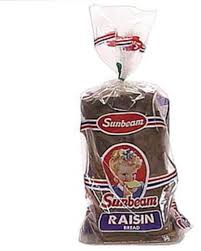 sunbeam raisin bread 16 oz nutrition