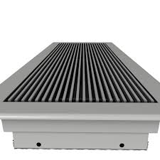 linear displacement floor grille