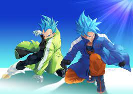 They've fought side by side countless times and are two of the last pure bred saiyan's in the universe. Hd Wallpaper Movie Dragon Ball Super Broly Goku Super Saiyan Blue Vegeta Dragon Ball Wallpaper Flare