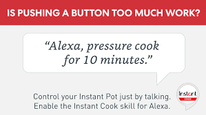 Introducing The Instant Cook Skill For Alexa Instant Pot