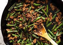 Beans With Minced Meat gambar png