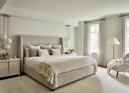 Cream And Gray Bedroom Colors Design Ideas