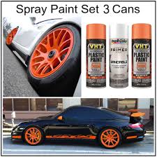wheels orange spray paint rims steel