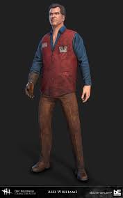 Ash vs evil dead has taken the world by storm by delivering gore, comedy, and bruce campbell to audiences in equal measure on a weekly basis on starz, and the show's success means that there's plenty more dismemberment to come in the foreseeable future. Ash Williams Dead By Daylight By Eric Bourdagessecond Outfit For Ash Williams From Dead By Daylight For The Ash Vs Evil Dead Parag Ash Williams Dead Williams
