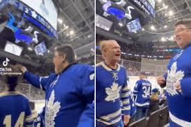 maple leafs fan ripped for throwing
