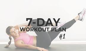 free weekly workout plan full videos