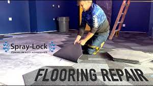flooring repairs with spray lock you