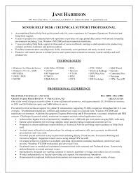 Help Desk Technical Support Resume