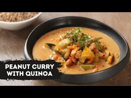 peanut curry with quinoa प नट कर