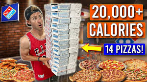 eat every pizza on the dominos menu
