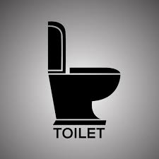 Premium Vector Toilet Restroom Sign