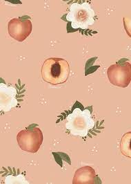 Peach wallpaper ...
