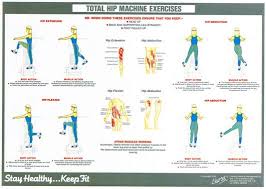 Chart Workout Routines Older Adults Exercise Chart Hip