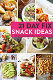 What snacks can I eat on 21 day fix?