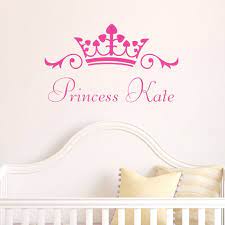Princess Name Wall Sticker Decals Wall