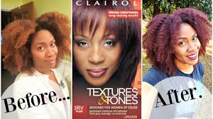 How I Color Using Clairol Textures And Tones Plum Naturally Michy