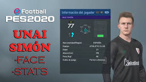 Find out who are the ten best goalkeepers to use in the spanish league. Unai Simon Athletic Club Pes 2020 2019 Face Youtube