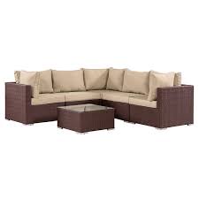 patioflare napier sofa set dark brown