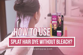how to use splat hair dye without bleach