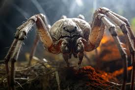 une araignée sauteuse africaine de 28cm