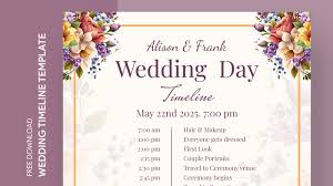 cal wedding timeline free google