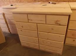 A simple design in untreated solid wood. New Unfinished Solid Pine Dressers 9 Or 11 Drawer Great Deal For Sale In Coeur D Alene Idaho Classified Americanlisted Com