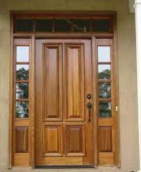 wood front entry doors