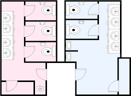 public restrooms restroom floor plan