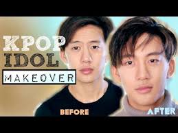 kpop idol makeup transformation
