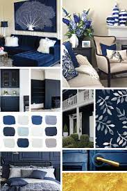 colour inspiration mood board navy gold