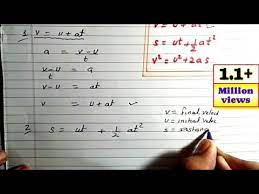 Equations Of Motion Derivation