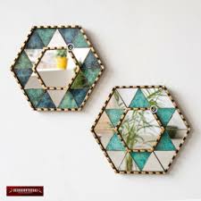 Handcrafted Star Of David Wall Mirror