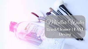 micellar water easy clean brushes