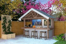 Diy Outdoor Bar Plans Backyard Outdoor