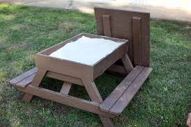 Build A Diy Sandbox Table For Kids