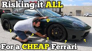 Copart has hundreds of exotic and luxury vehicles available for auction. I Bought A Totaled Ferrari At Salvage Auction With Mystery Undercarriage Damage Sight Unseen Youtube