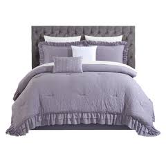 9 piece lavender queen comforter set