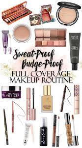 full coverage makeup routine for summer
