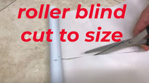 how to cut to size and fit roller blind