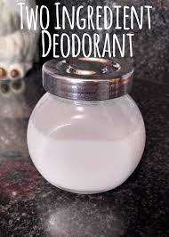 two ing homemade deodorant