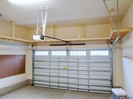 overhead garage storage installation