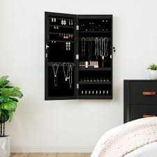 Mirror Jewellery Cabinet With Led