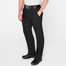 slazenger check golf trousers mens