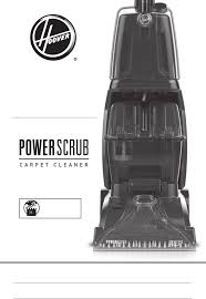 hoover power scrub fh50135 manual