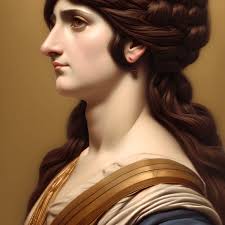 portrait of an ancient greek woman