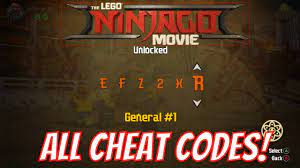 The LEGO Ninjago Movie Video Game All Cheat Codes & How To Find Them  (