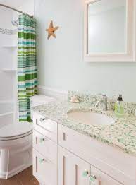 Sea Glass Style Countertop Ideas