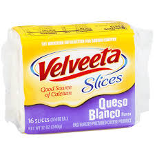 velveeta queso blanco single slices
