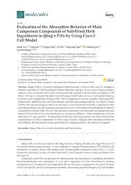 We did not find results for: Pdf Evaluation Of The Absorption Behavior Of Main Component Compounds Of Salt Fried Herb Ingredients In Qing E Pills By Using Caco 2 Cell Model